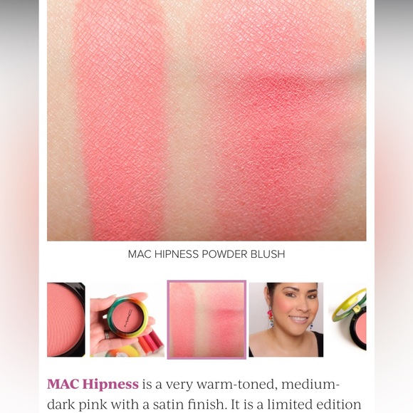 HIPNESS Wash & Dry MAC Powder Blush - Picture 10 of 16